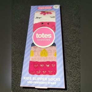 Totes Girls Slipper Socks